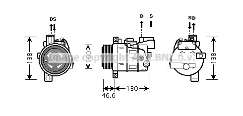 Compresor, climatizare BWK319 PRASCO - Compresor/piese Compresor, climatizare BWK319 PRASCO - Compresor/piese