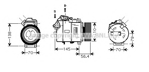 Compresor, climatizare BWK330 PRASCO - Compresor/piese Compresor, climatizare BWK330 PRASCO - Compresor/piese