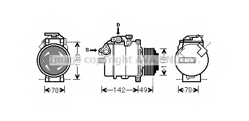 Compresor, climatizare BWK411 PRASCO - Compresor/piese Compresor, climatizare BWK411 PRASCO - Compresor/piese