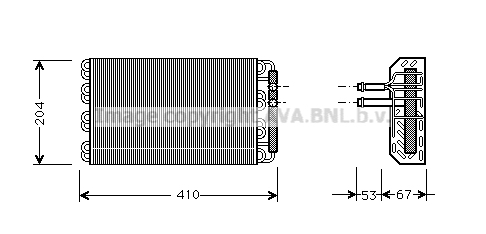 evaporator,aer conditionat BWV019 PRASCO - Vaporizator evaporator,aer conditionat BWV019 PRASCO - Vaporizator