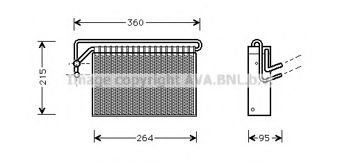evaporator,aer conditionat BWV024 PRASCO - Vaporizator evaporator,aer conditionat BWV024 PRASCO - Vaporizator