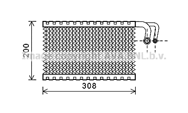 evaporator,aer conditionat BWV399 PRASCO - Vaporizator evaporator,aer conditionat BWV399 PRASCO - Vaporizator