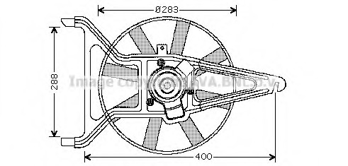 Ventilator, radiator CN7539 PRASCO - Ventilator radiator Ventilator, radiator CN7539 PRASCO - Ventilator radiator