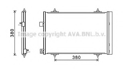 Condensator, climatizare CNA5274 PRASCO - Radiator clima Condensator, climatizare CNA5274 PRASCO - Radiator clima