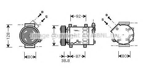 Compresor, climatizare CNK214 PRASCO - Compresor/piese Compresor, climatizare CNK214 PRASCO - Compresor/piese