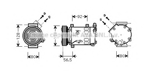 Compresor, climatizare CNK242 PRASCO - Compresor/piese Compresor, climatizare CNK242 PRASCO - Compresor/piese
