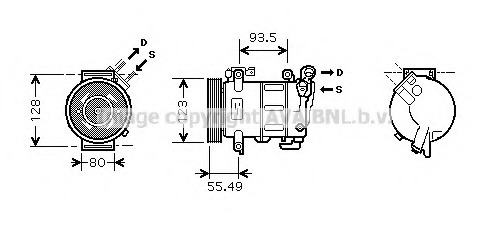 Compresor, climatizare CNK251 PRASCO - Compresor/piese Compresor, climatizare CNK251 PRASCO - Compresor/piese