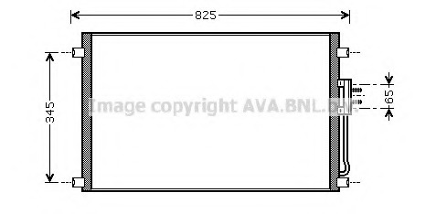 Condensator, climatizare CR5079 PRASCO - Radiator clima Condensator, climatizare CR5079 PRASCO - Radiator clima