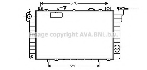 Radiator, racire motor DN2113 PRASCO - Radiator apa/piese Radiator, racire motor DN2113 PRASCO - Radiator apa/piese