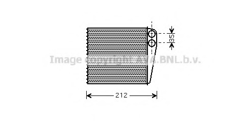 Schimbator caldura, incalzire habitaclu DNA6256 PRASCO - Schimbator caldura Schimbator caldura, incalzire habitaclu DNA6256 PRASCO - Schimbator caldura