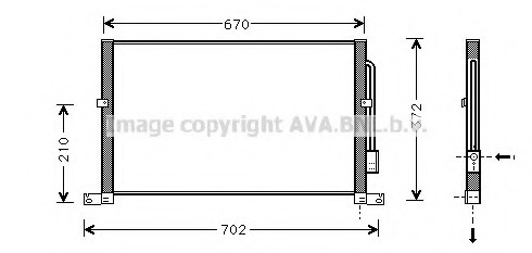 Condensator, climatizare FD5302 PRASCO - Radiator clima Condensator, climatizare FD5302 PRASCO - Radiator clima