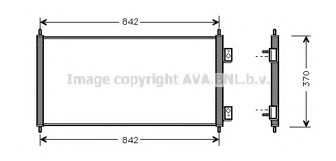 Condensator, climatizare FD5303 PRASCO - Radiator clima Condensator, climatizare FD5303 PRASCO - Radiator clima