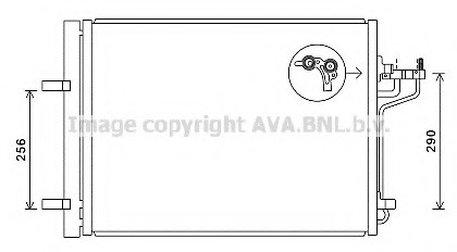 Condensator, climatizare FD5488 PRASCO - Radiator clima