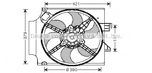 Ventilator, radiator FD7513 PRASCO - Ventilator radiator Ventilator, radiator FD7513 PRASCO - Ventilator radiator