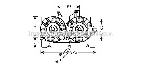 Ventilator, radiator FD7539 PRASCO - Ventilator radiator Ventilator, radiator FD7539 PRASCO - Ventilator radiator