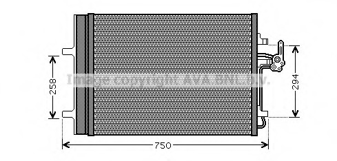 Condensator, climatizare FDA5427 PRASCO - Radiator clima Condensator, climatizare FDA5427 PRASCO - Radiator clima