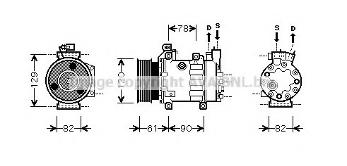 Compresor, climatizare FDK363 PRASCO - Compresor/piese Compresor, climatizare FDK363 PRASCO - Compresor/piese