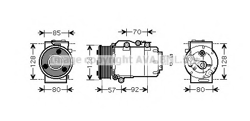 Compresor, climatizare FDK394 PRASCO - Compresor/piese Compresor, climatizare FDK394 PRASCO - Compresor/piese