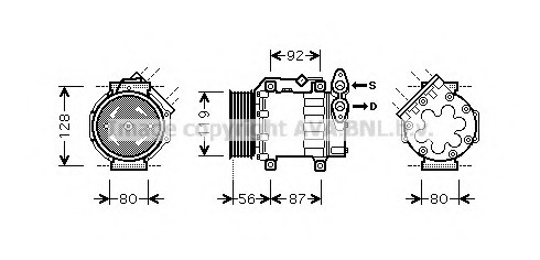 Compresor, climatizare FDK431 PRASCO - Compresor/piese Compresor, climatizare FDK431 PRASCO - Compresor/piese