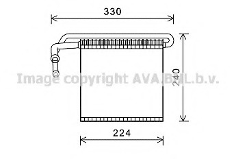 evaporator,aer conditionat FDV459 PRASCO - Vaporizator evaporator,aer conditionat FDV459 PRASCO - Vaporizator