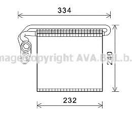 evaporator,aer conditionat FDV460 PRASCO - Vaporizator evaporator,aer conditionat FDV460 PRASCO - Vaporizator