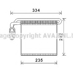 evaporator,aer conditionat FDV461 PRASCO - Vaporizator evaporator,aer conditionat FDV461 PRASCO - Vaporizator