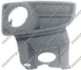 Grila ventilatie, bara protectie FT1222134 PRASCO - Partea frontala/grila radiator
