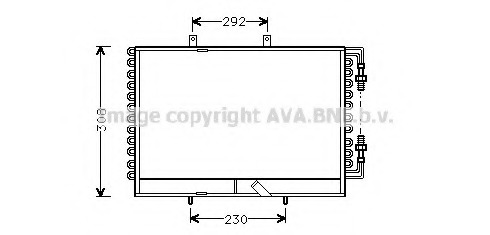 Condensator, climatizare FT5146 PRASCO - Radiator clima Condensator, climatizare FT5146 PRASCO - Radiator clima