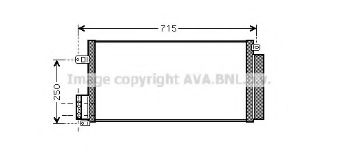 Condensator, climatizare FT5310 PRASCO - Radiator clima