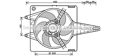 Ventilator, radiator FT7547 PRASCO - Gmv (electroventilator ) Ventilator, radiator FT7547 PRASCO - Gmv (electroventilator )