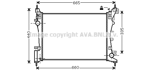 Radiator, racire motor FTA2318 PRASCO - Radiator apa/piese Radiator, racire motor FTA2318 PRASCO - Radiator apa/piese