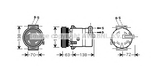 Compresor, climatizare FTK334 PRASCO - Compresor/piese Compresor, climatizare FTK334 PRASCO - Compresor/piese