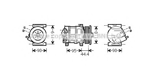 Compresor, climatizare FTK394 PRASCO - Compresor/piese Compresor, climatizare FTK394 PRASCO - Compresor/piese