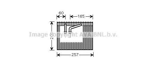 evaporator,aer conditionat FTV339 PRASCO - Vaporizator evaporator,aer conditionat FTV339 PRASCO - Vaporizator
