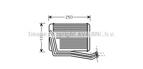 Schimbator caldura, incalzire habitaclu HY6142 PRASCO - Schimbator caldura Schimbator caldura, incalzire habitaclu HY6142 PRASCO - Schimbator caldura