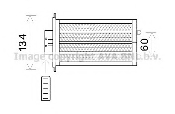 Schimbator caldura, incalzire habitaclu HY6233 PRASCO - Schimbator caldura Schimbator caldura, incalzire habitaclu HY6233 PRASCO - Schimbator caldura