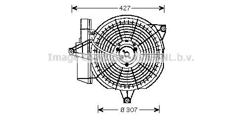 Ventilator, radiator HY7515 PRASCO - Gmv (electroventilator ) Ventilator, radiator HY7515 PRASCO - Gmv (electroventilator )