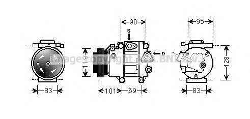 Compresor, climatizare HYK237 PRASCO - Compresor/piese Compresor, climatizare HYK237 PRASCO - Compresor/piese