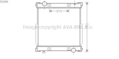 Radiator, racire motor IV2088 PRASCO - Radiator apa/piese Radiator, racire motor IV2088 PRASCO - Radiator apa/piese