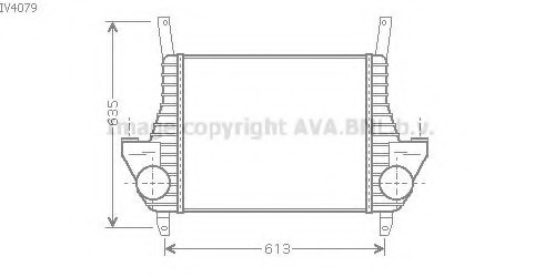 Intercooler, compresor IV4079 PRASCO - Turbocompressor Intercooler, compresor IV4079 PRASCO - Turbocompressor