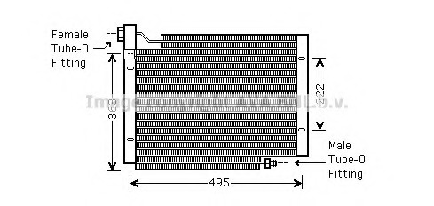 Condensator, climatizare JE5004 PRASCO - Radiator clima Condensator, climatizare JE5004 PRASCO - Radiator clima