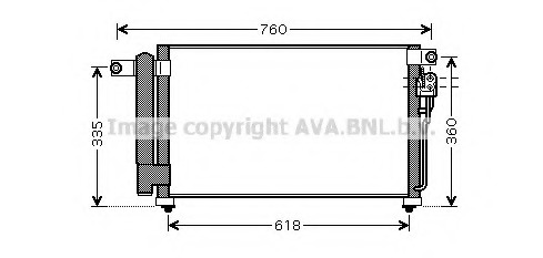 Condensator, climatizare KA5081 PRASCO - Radiator clima Condensator, climatizare KA5081 PRASCO - Radiator clima