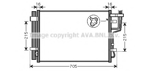 Condensator, climatizare KA5102 PRASCO - Radiator clima Condensator, climatizare KA5102 PRASCO - Radiator clima