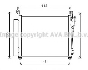 Condensator, climatizare KAA5158 PRASCO - Radiator clima