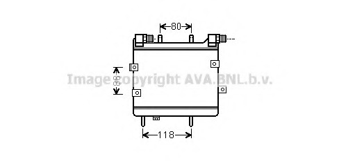Radiator ulei, ulei motor MS3534 PRASCO - Radiator ulei Radiator ulei, ulei motor MS3534 PRASCO - Radiator ulei