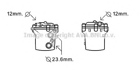 Radiator ulei, ulei motor MS3541 PRASCO - Radiator ulei Radiator ulei, ulei motor MS3541 PRASCO - Radiator ulei
