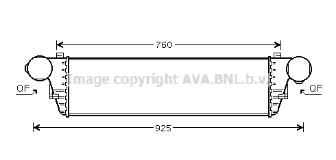 Intercooler, compresor MS4380 PRASCO - Turbocompressor Intercooler, compresor MS4380 PRASCO - Turbocompressor