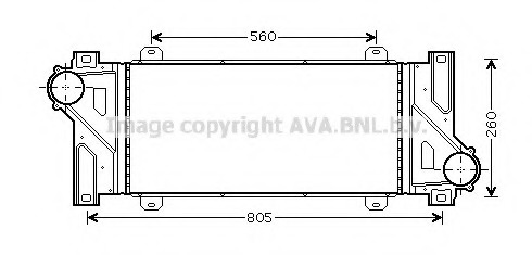 Intercooler, compresor MS4448 PRASCO - Turbocompressor Intercooler, compresor MS4448 PRASCO - Turbocompressor