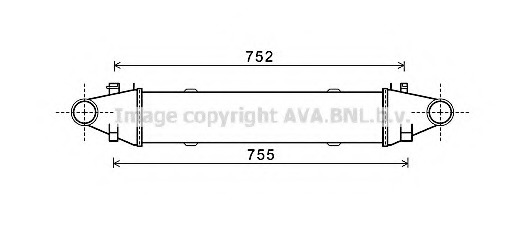 Intercooler, compresor MS4525 PRASCO - Turbocompressor Intercooler, compresor MS4525 PRASCO - Turbocompressor