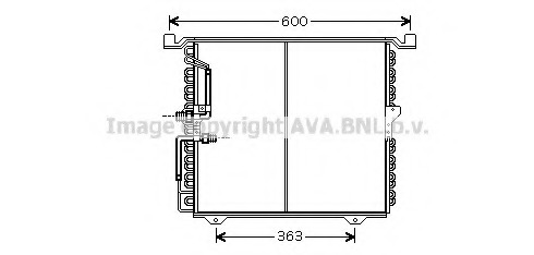 Condensator, climatizare MS5388 PRASCO - Radiator clima Condensator, climatizare MS5388 PRASCO - Radiator clima